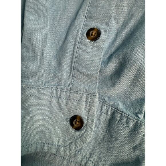 Carhartt Chambray Relaxed Fit Midweight Long Sleeve Shirt Size 2XL TALL - Picture 6 of 10